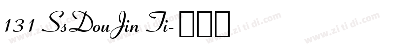131 SsDouJin Ti字体转换